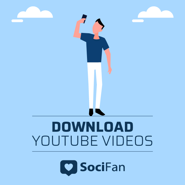 YouTube Video Downloader & MP4, MP3, AVI Download | SociFan - 640 x 640 png 19kB