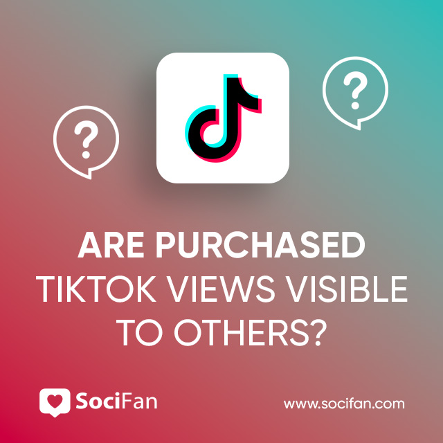 Are Purchased TikTok Views Visible to Others