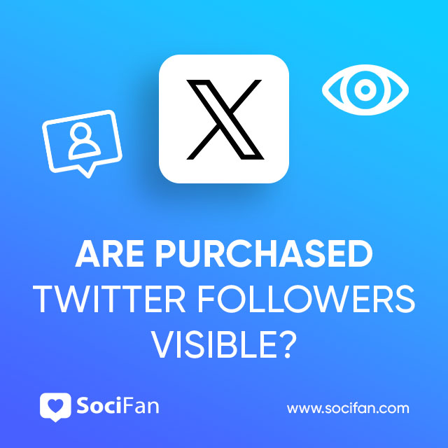 Are Purchased Twitter Followers Visible