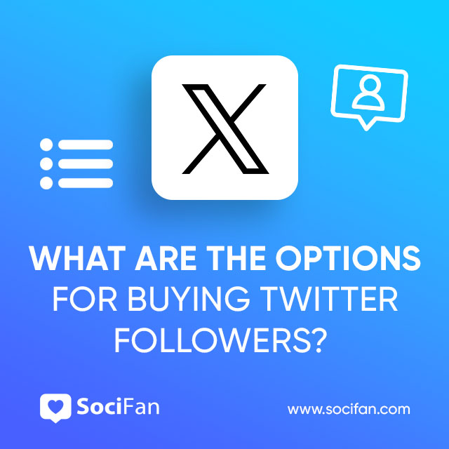 What Are the Options for Buying Twitter Followers
