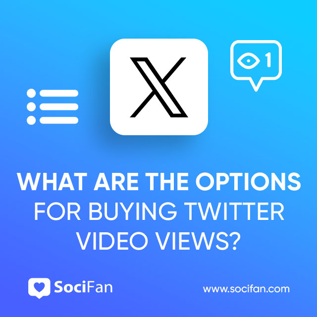 What Are the Options for Buying Twitter Video Views