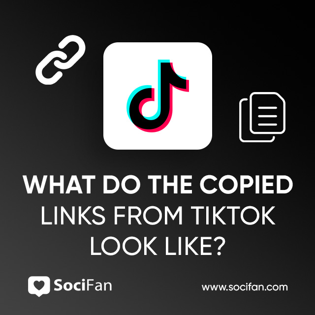 What Do the Copied Links From TikTok Look Like?