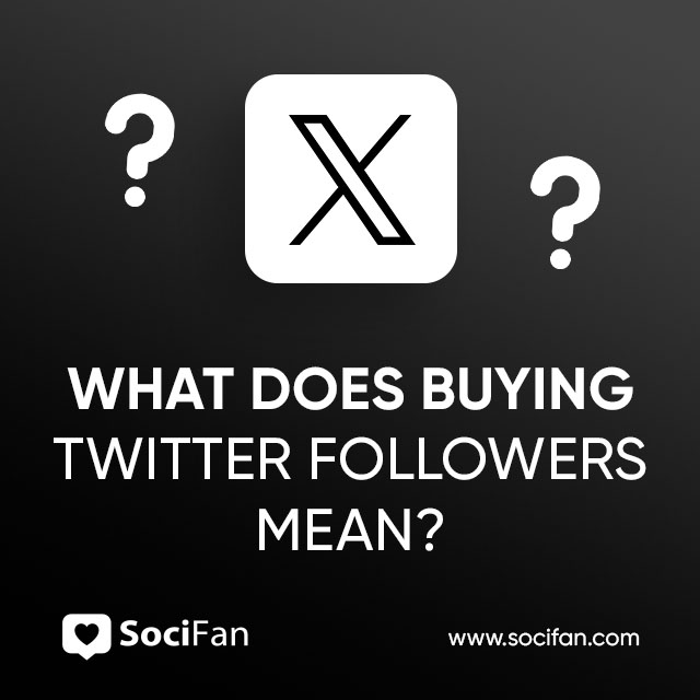 What Does Buying Twitter Followers Mean